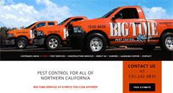 Desktop Screenshot of bigtimepestcontrol.com