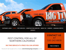 Tablet Screenshot of bigtimepestcontrol.com